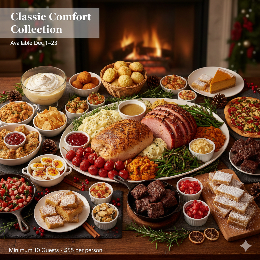 Classic Comfort Holiday Catering – $55 person